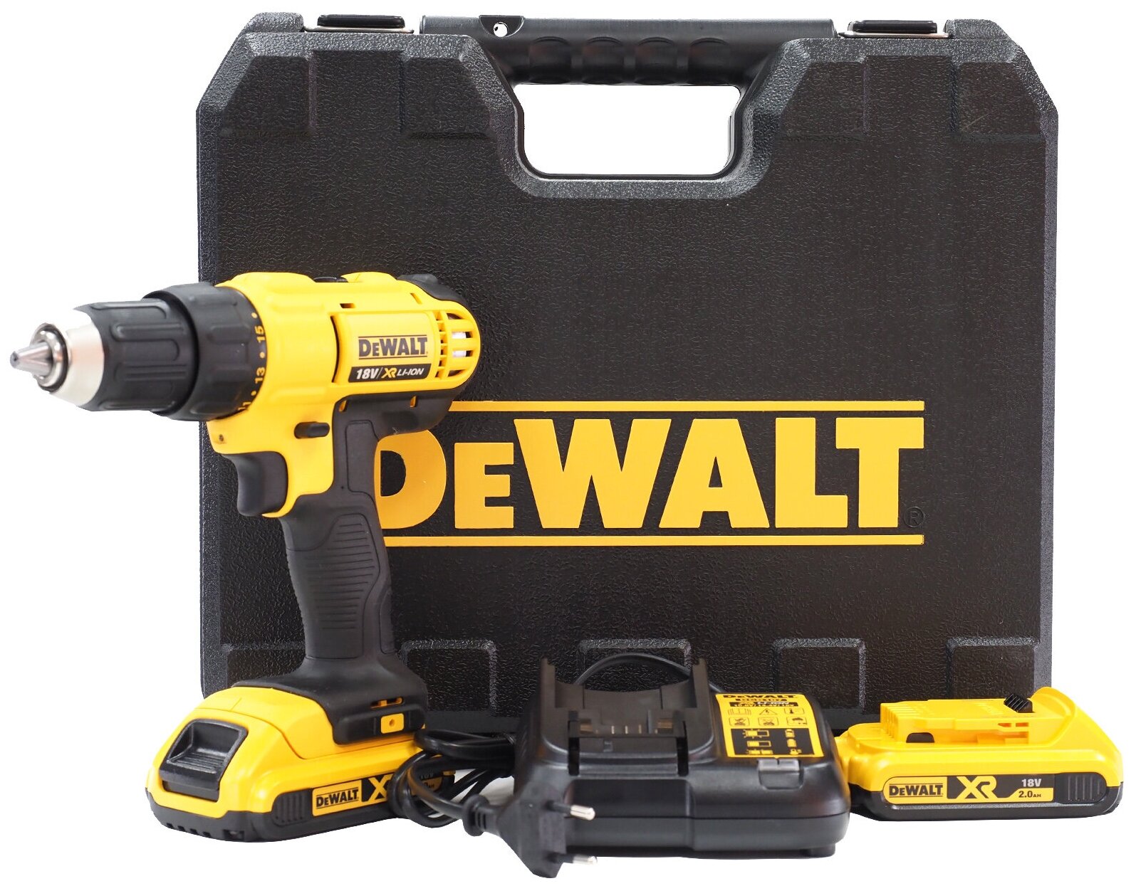 Аккумуляторная дрель-шуруповерт DeWALT DCD771D2 — фото 1