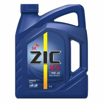 Масло моторное ZIC X5 10W-40 4л.