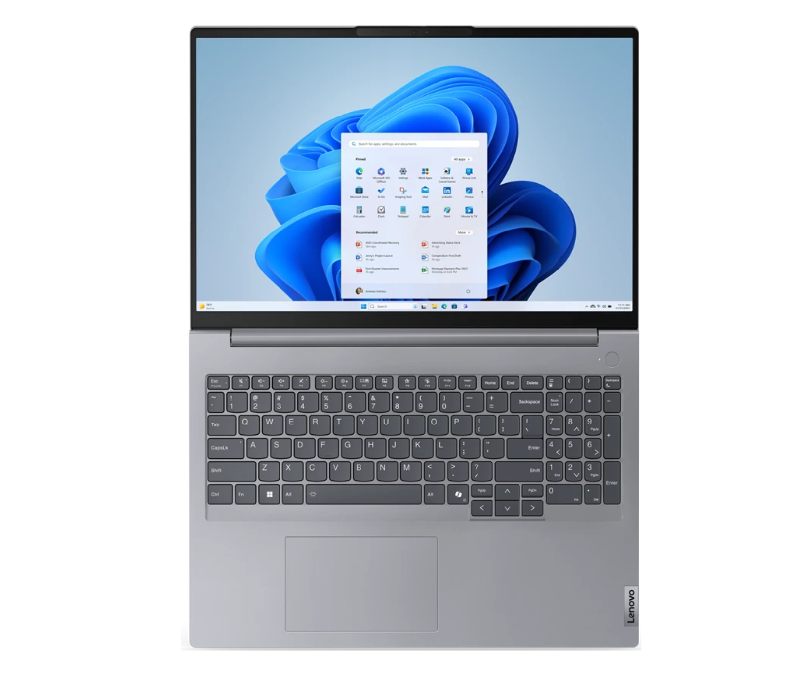 Ноутбук Lenovo ThinkBook 16 G7 IML 16"FHD IPS/Core Ultra 5 125U/8GB/512GB SSD/WIN11PRO/серый