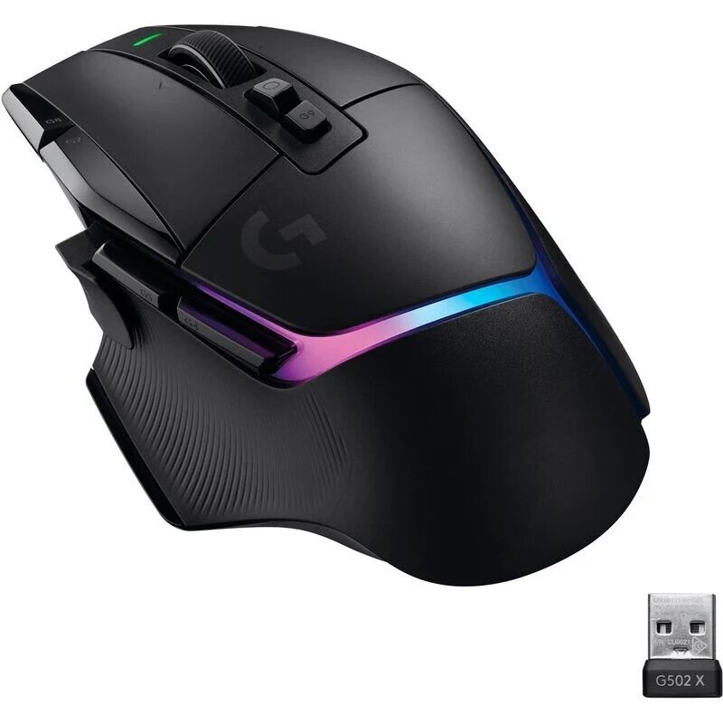 Logitech G502 X PLUS LIGHTSPEED Беспроводная игровая мышь, G502 X PLUS black