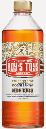 Изображение товара BOY'S TOYS Одеколон после Бритья MIDNIGHT BOURBON (Полночный Бурбон), 500 мл