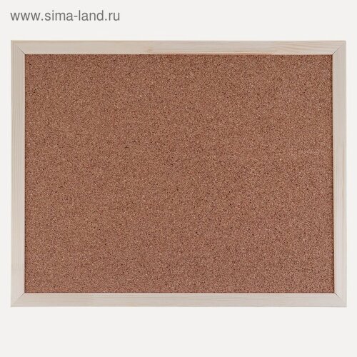 Изображение товара Доска пробковая 60х90 см, Calligrata, в деревянной раме