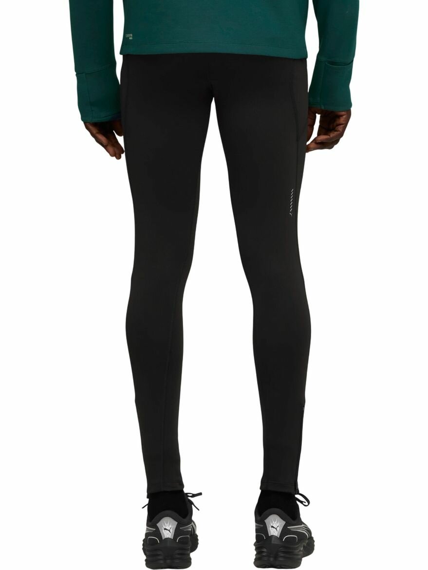 Тайтсы PUMA M Run Microfleece Tight, размер XXL, черный — фото 1