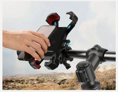 Изображение товара Держатель для телефона на руль велосипеда с круглым креплением Joyroom