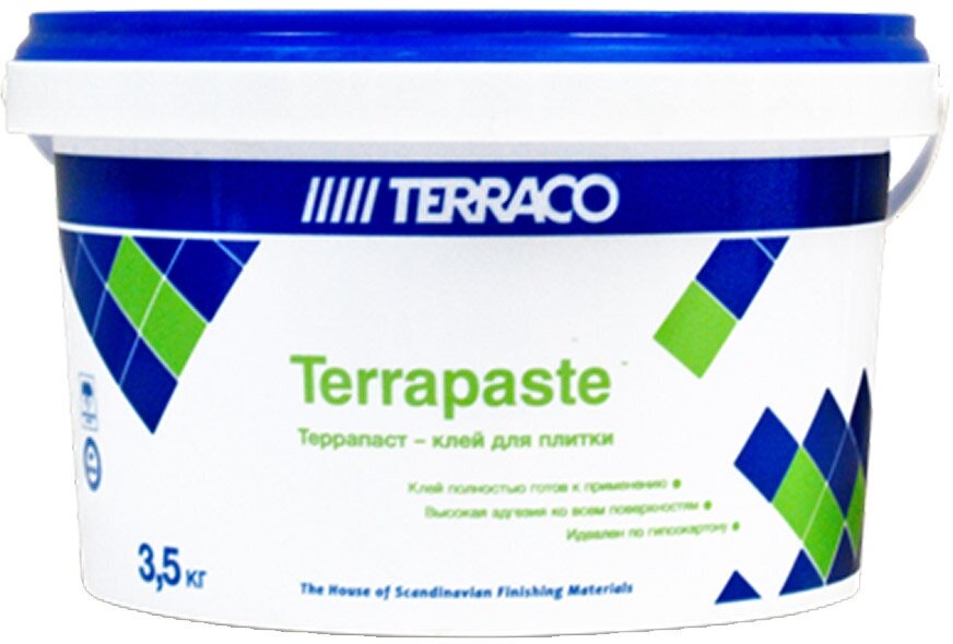 Клей для плитки Terraco Terrapaste готовый 3,5 кг