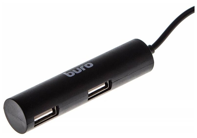 USB-концентратор Buro BU-HUB4-0.5R-U2.0 разъемов: 4