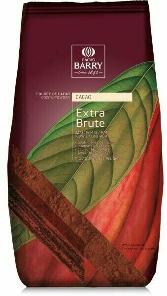 Какао-порошок алкализованный 22-24% Extra-Brute Barry Callebaut, 250 гр. - фотография № 3