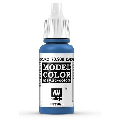 Краска 70930 Vallejo Серии Model Color - Dark Blue 17ml