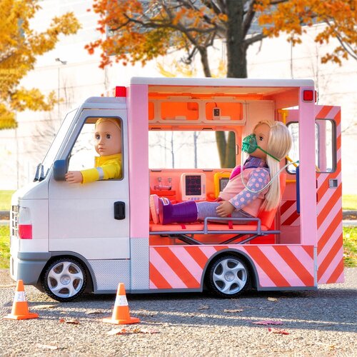 Машина скорой помощи для кукол 46 см Our generation