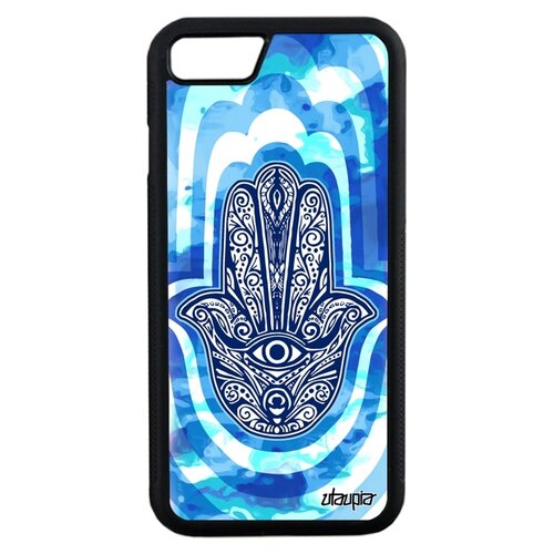 фото Чехол на телефон apple iphone 8, "рука фатимы" фетиш медальон utaupia