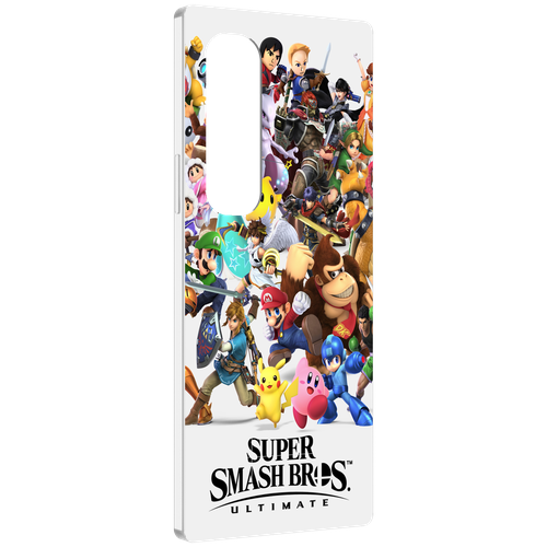 чехол mypads super smash bros для samsung galaxy m53 sm m536 задняя панель накладка бампер Чехол MyPads Super Smash Bros для Samsung Galaxy Z Fold 4 (SM-F936) задняя-панель-накладка-бампер