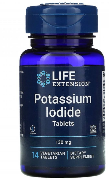 Йодид калия Potassium Iodide Life Extension 14 таблеток