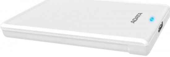Внешний жесткий диск Adata HV620S, 1 ТБ, USB 3.2 Gen1 (AHV620S-1TU31-CWH) белый — фото 1