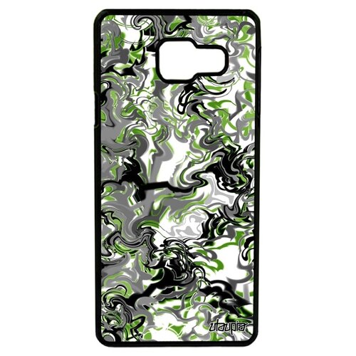 фото Чехол для смартфона samsung galaxy a3 2016, "мраморный фон" зигзаг рельеф utaupia