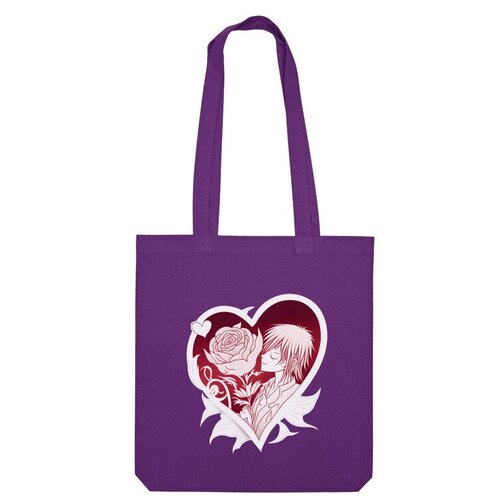 фото Сумка шоппер us basic, фиолетовый