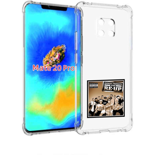 чехол mypads eminem presents the re up для huawei mate 40 mate 40e задняя панель накладка бампер Чехол задняя панель накладка бампер MyPads EMINEM PRESENTS, THE RE-UP для Huawei Mate 20 Pro/Mate 20 RS 6.39