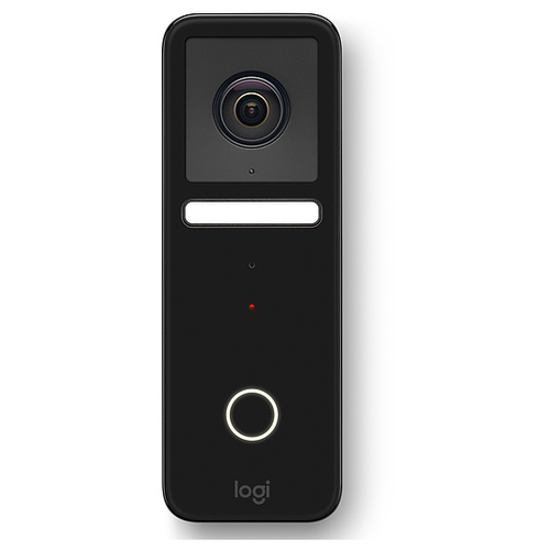 Умный дверной звонок Logitech Circle View Doorbell Black HomeKit Secure Video (961-000484)