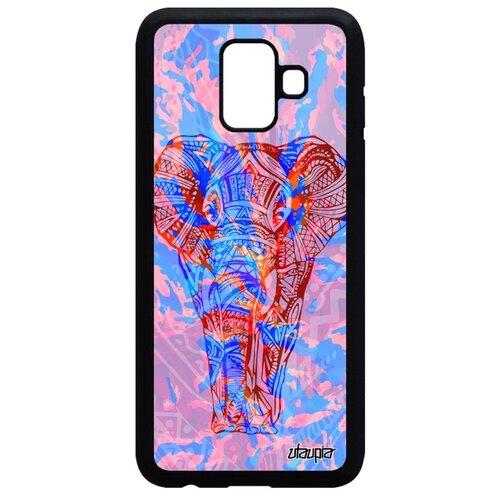 фото Чехол на мобильный samsung galaxy a6 2018, "слон" мудрый древний utaupia