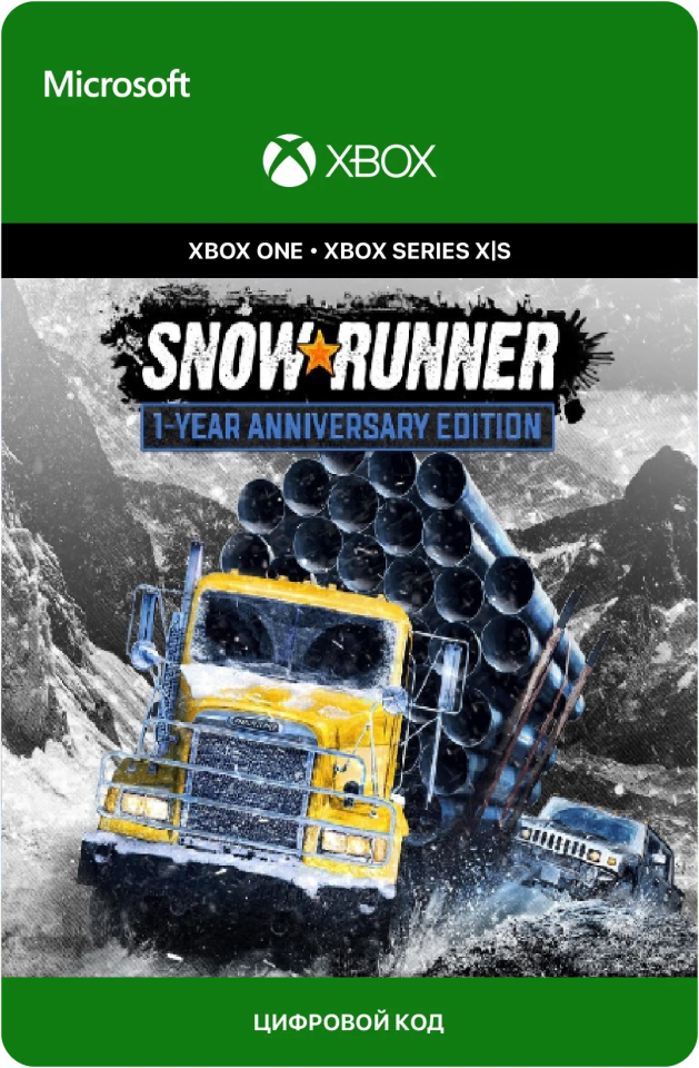 Игра SnowRunner + Anniversary Edition для Xbox One/Series X|S (Турция), русский перевод, электронный ключ