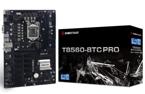 Материнская плата Biostar TB560-BTC PRO (LGA1200, ATX)