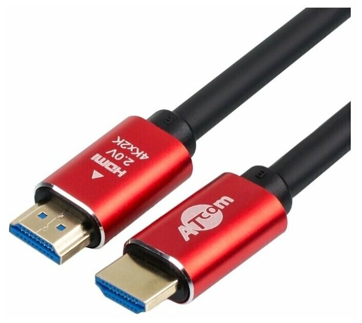 Кабель HDMI ATCOM 5 m (Red/Gold) VER 2.0