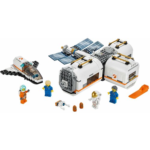 конструктор lego city space лунная космическая станция 60349 Конструктор CITIES/ сити Лунная космическая станция, 436 деталей