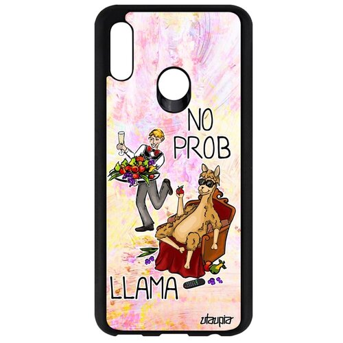 фото Чехол на мобильный p smart 2019, "no prob lama" смешной llama utaupia