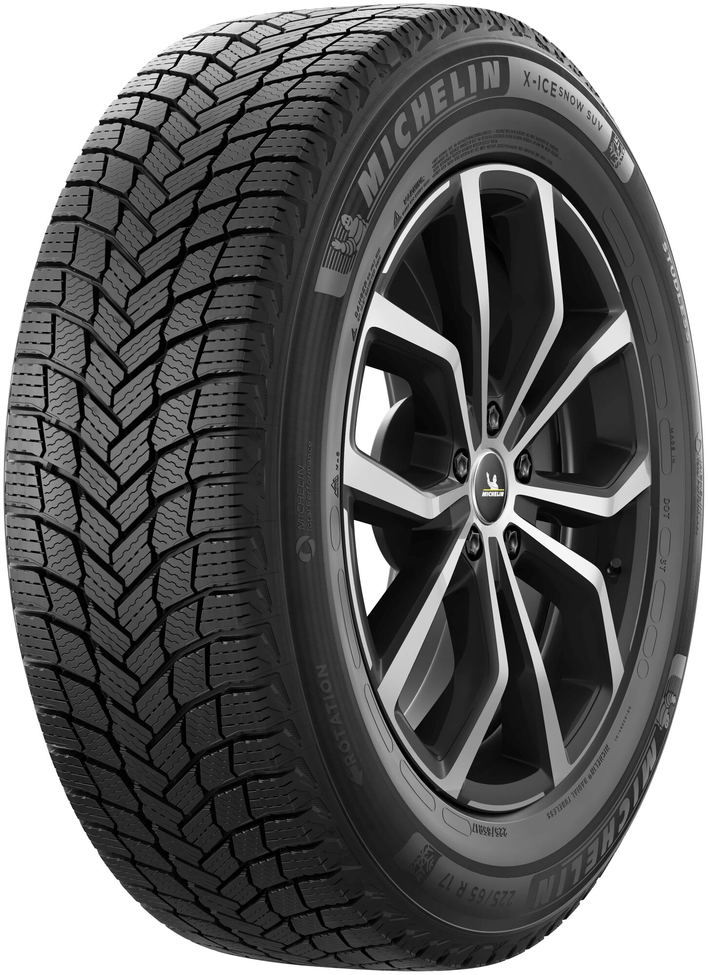 Зимние нешипованные шины Michelin X-Ice Snow SUV (225/65 R17 106T)