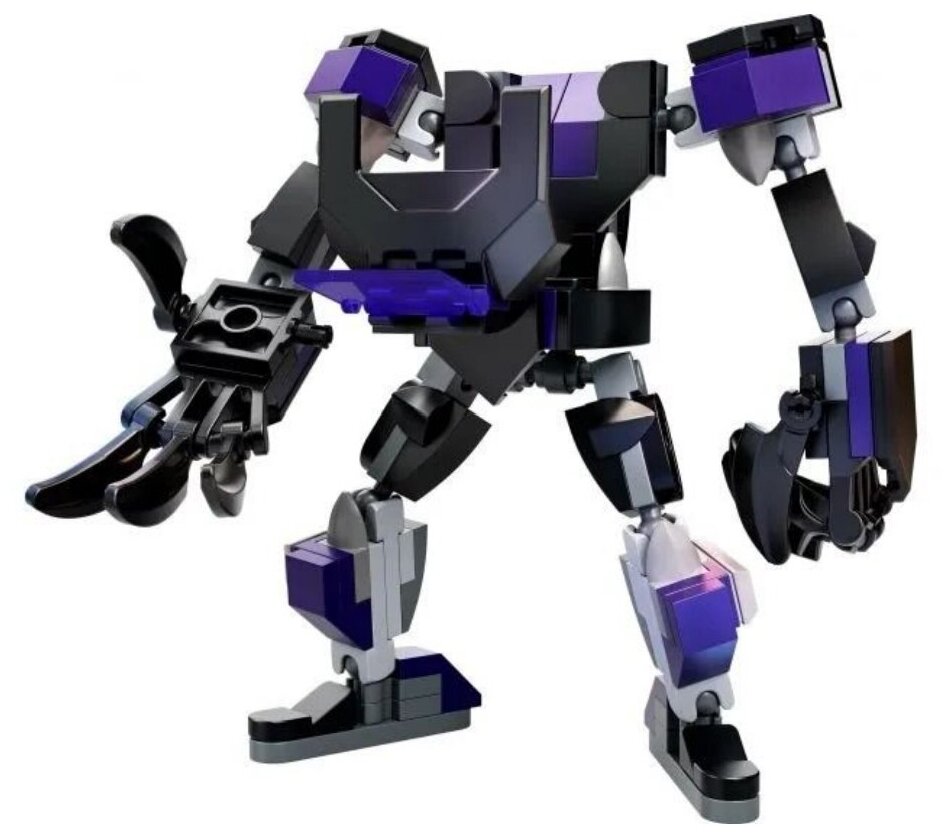 Конструктор Супер герои Чёрная Пантера: Робот 124 детали 1024