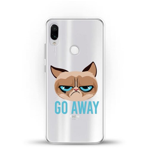 фото Силиконовый чехол grumpy cat на xiaomi redmi note 7 pro andy & paul