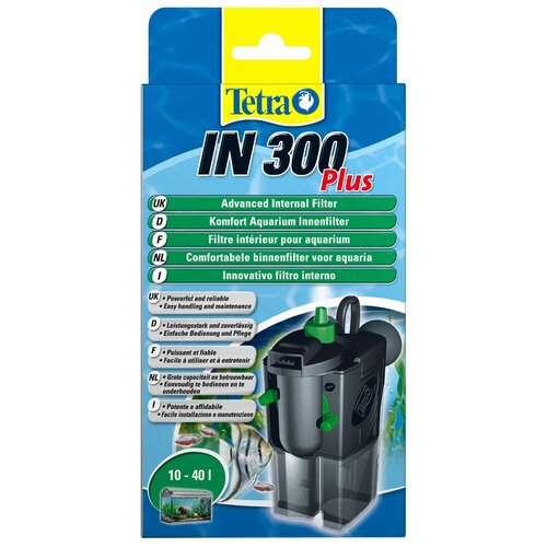 Tetra IN 300 Plus внутренний фильтр для аквариумов до 40 л tetra фильтр tetra ex 800 plus внешний для аквариумов 100 300 л
