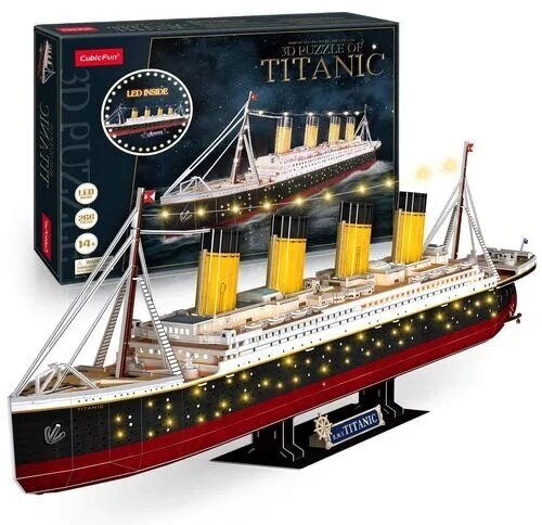 3D Пазл CubicFun Титаник, 113 шт. (T4011h) - фото №10
