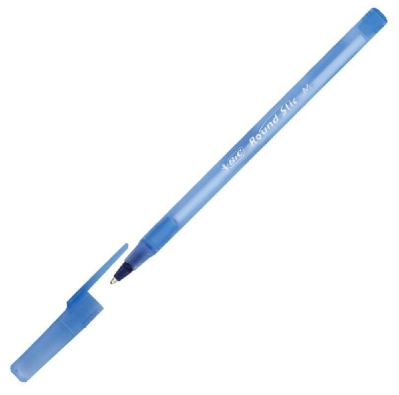 Ручка шариковая BIC Round Stic (0.4мм, синий цвет чернил) 1шт. (921403)