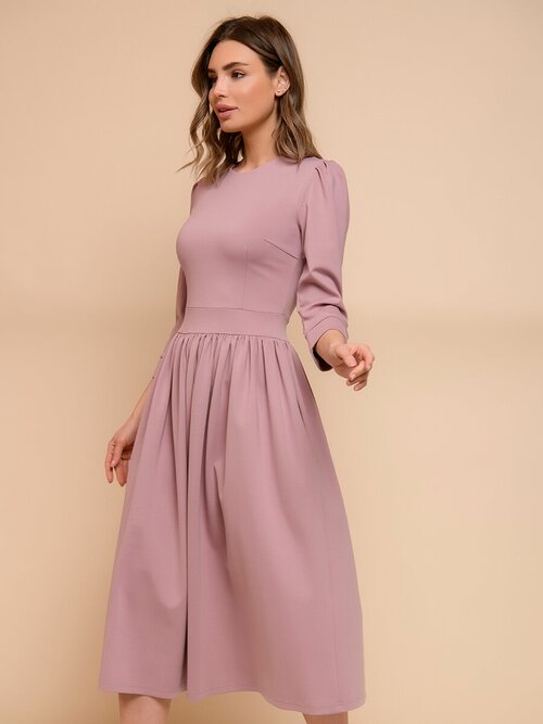 Платье 1001dress, повседневное, миди, размер 50, розовый