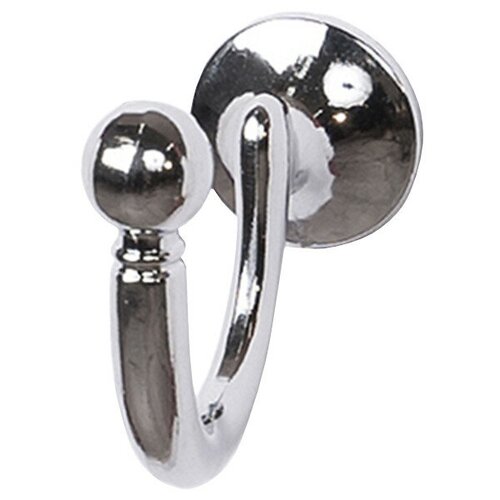 Крючок 1-рожковый h07 цинк сплав хром 599₽