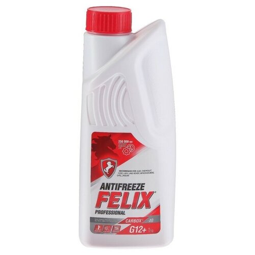 Антифриз FELIX Carbox - 40 G12 ТС, красный, 1 кг