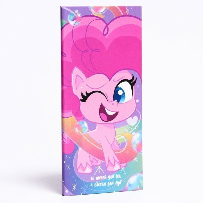 Hasbro Набор косметики, тени 10 цветов, блеск 4 цвета "Пинки Пай", My Little Pony