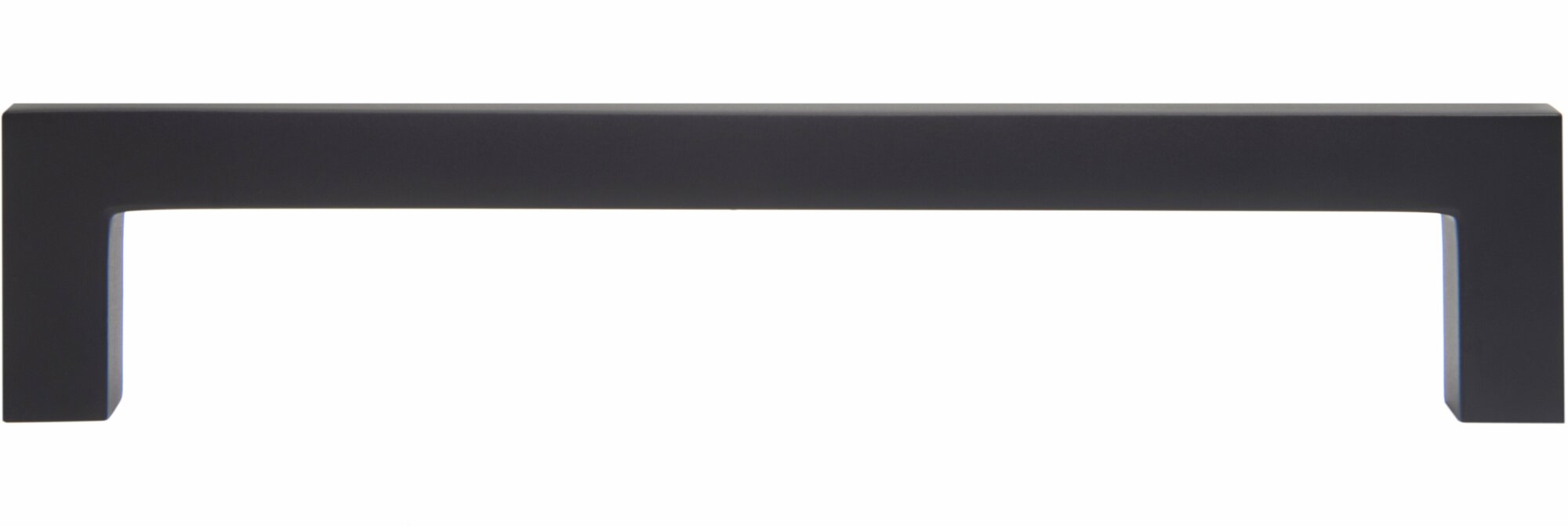 Ручка мебельная скоба квадратный рейлинг , прямоугольная модерн 128мм черный - фотография № 4