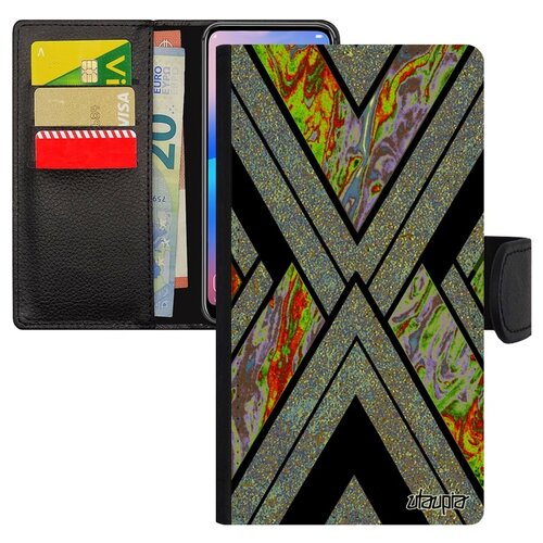 фото Чехол-книжка на мобильный iphone 8, "х-орнамент" символ иллюзия utaupia