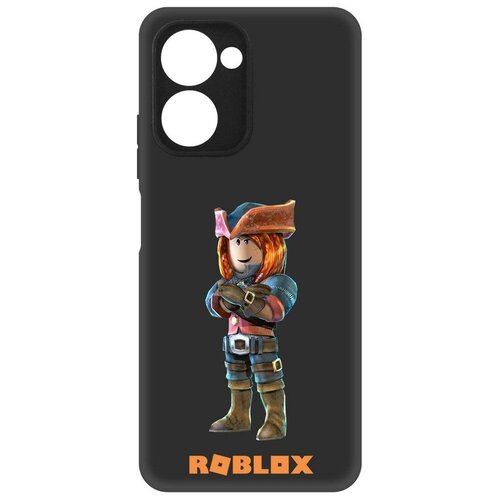 Чехол-накладка Krutoff Soft Case Roblox-Эзебель для Realme C33 черный чехол накладка krutoff soft case roblox эзебель для realme 11 pro черный