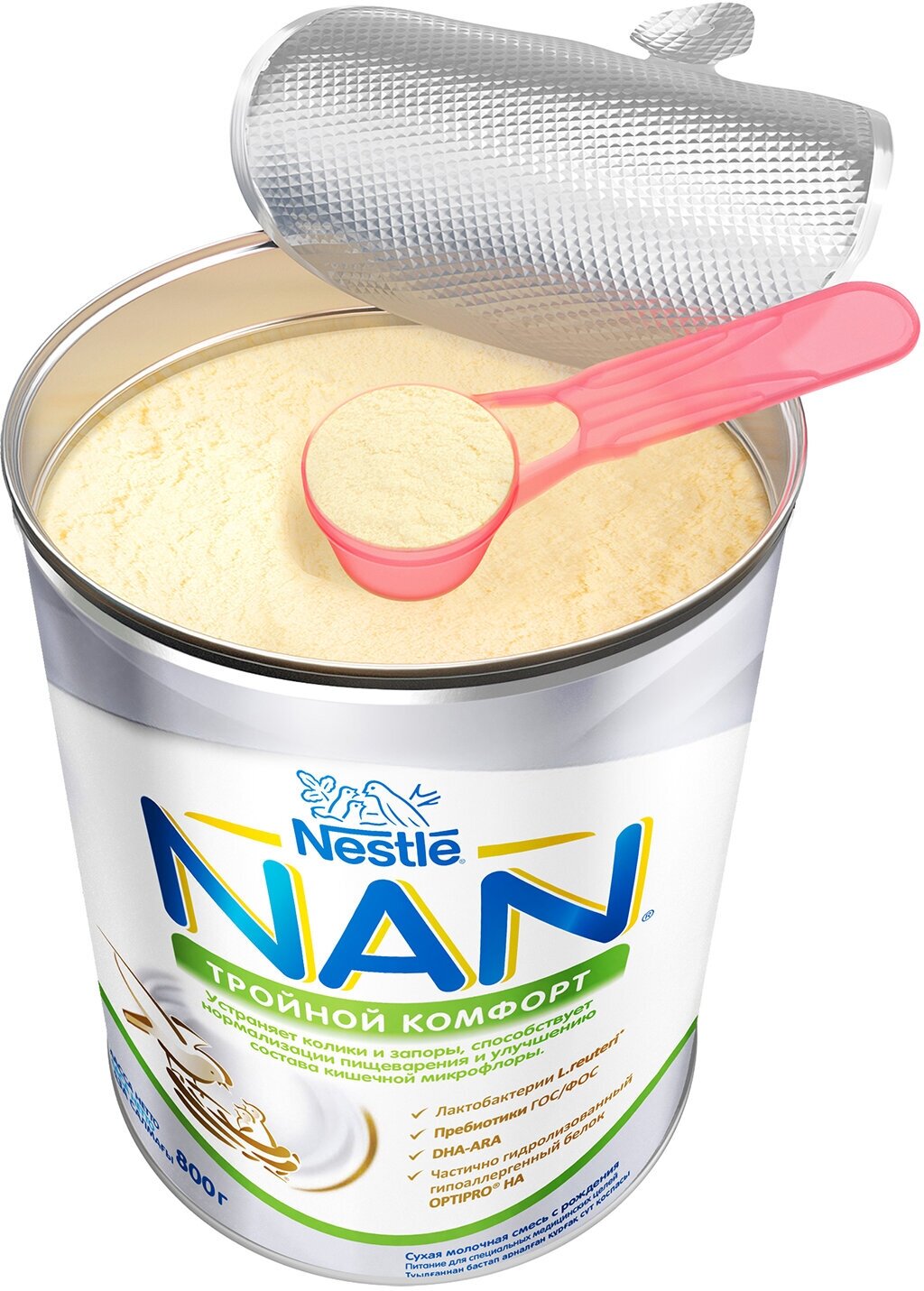 Смесь Nestle NAN молочная сухая Тройной комфорт 400 г NAN (Nestle) - фото №13
