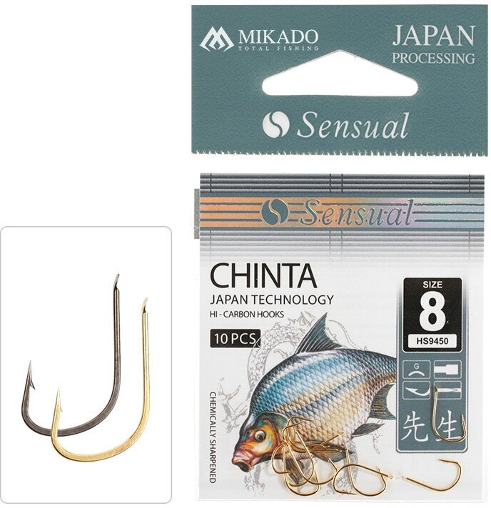 Крючки Mikado SENSUAL - CHINTA № 14 G (с лопаткой) ( 10 шт.)