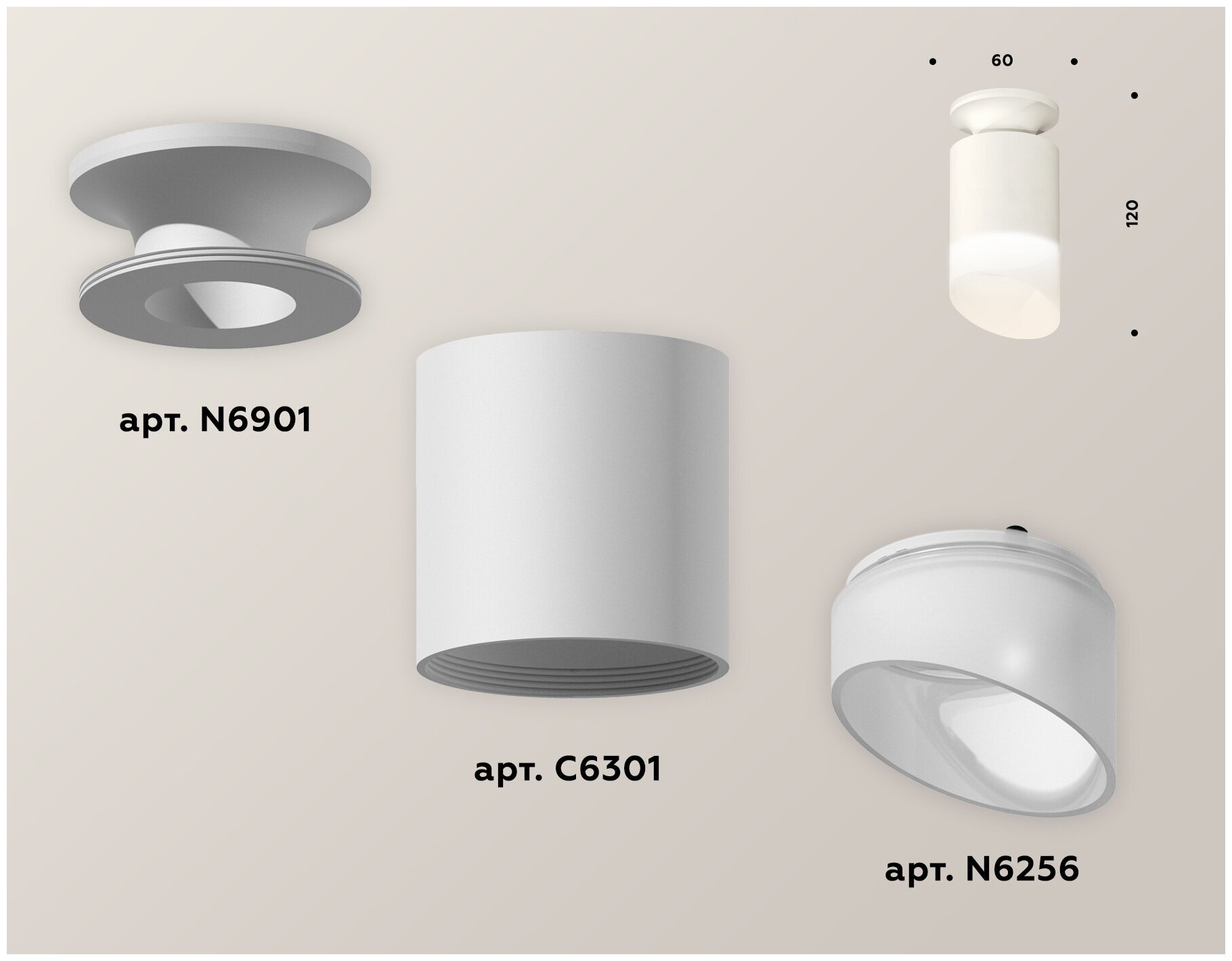 Комплект накладного светильника Ambrella Light Techno Spot XS6301105 - фотография № 2