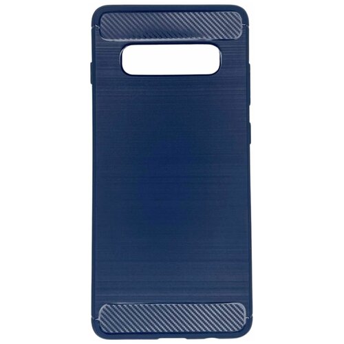 Чехол TPU для Samsung Galaxy S10 Plus Синий чехол пластиковый samsung galaxy s10 plus собака в красках