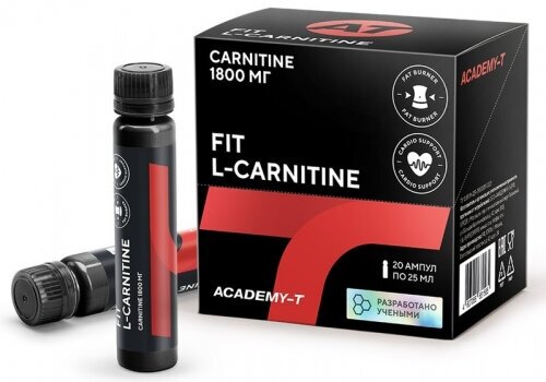 Жиросжигатель Академия-т Fit L-Carnitine 1800 20 амп. Х 25 мл.