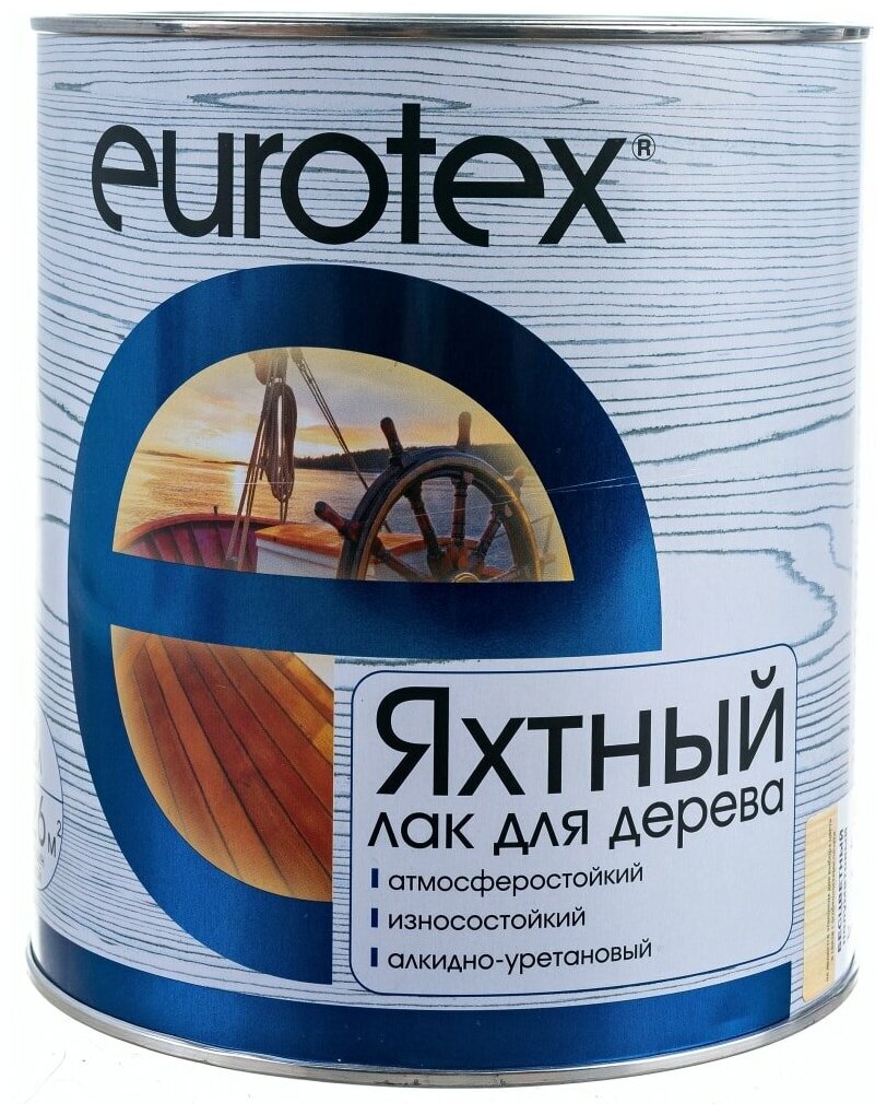 Яхтный лак EUROTEX (полуматовый / 2л.)