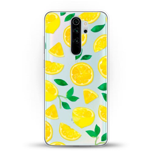 фото Силиконовый чехол лимон на xiaomi redmi note 8 pro andy & paul