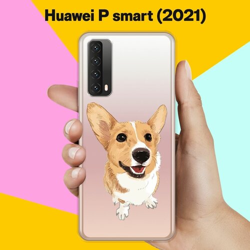 Силиконовый чехол Хороший корги на Huawei P Smart 2021 силиконовый чехол корги узором на huawei p smart 2021