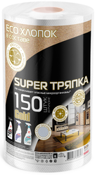 Тряпка в рулоне Unicum SUPER Тряпка Gold 150 шт, белый