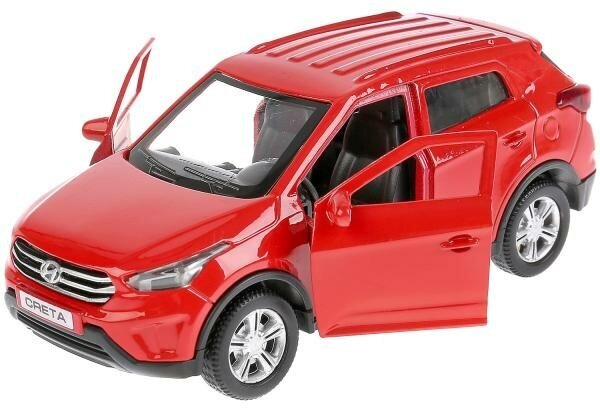 Машина Hyundai Creta 12 см красная металл инерция Технопарк CRETA-RD